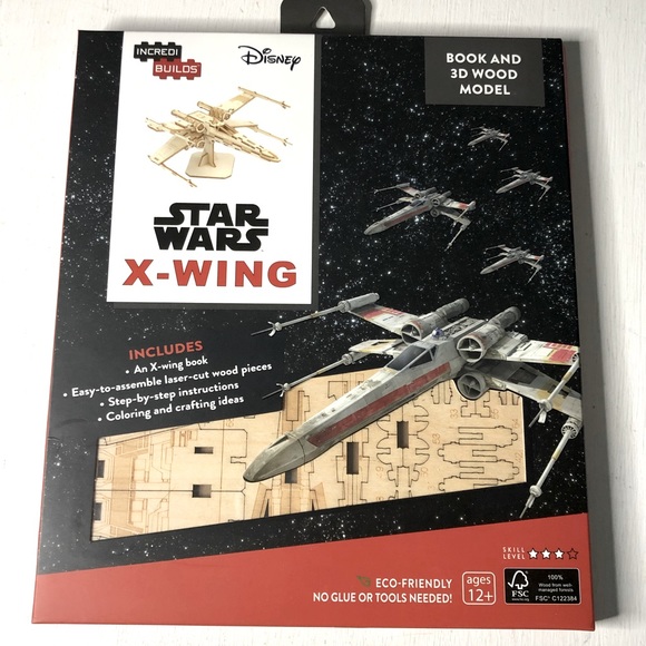 Star Wars X-Wing Book and 3D Model Kit (12+) - Picture 1 of 5